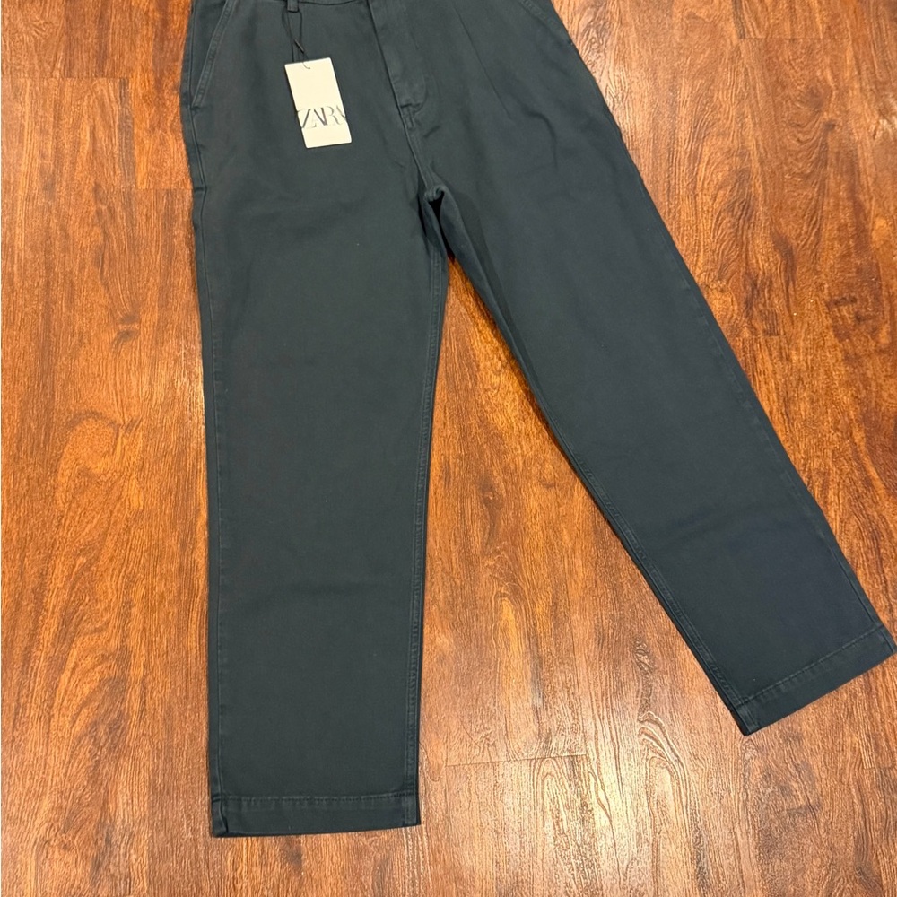 Zara Men's gray chino pants new with tags 31 waist - Picture 4 of 11